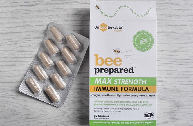 Bee Prepared Max Strength immune support capsules