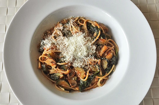 Quick and easy vegetarian pasta recipe