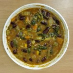 Low carb kidney bean vegetable soup