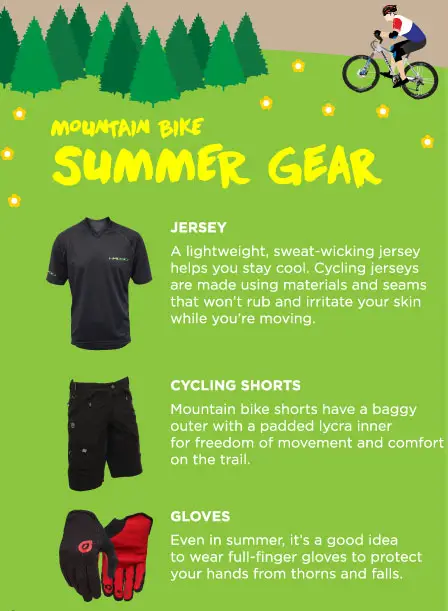 mountain bike summer gear