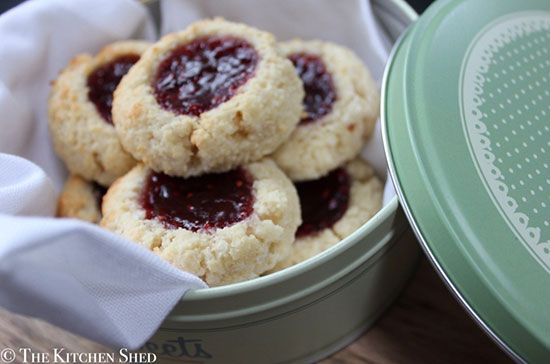 coconut raspberry cookies