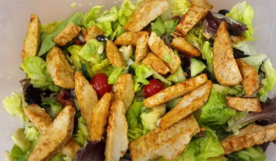 simple Quorn salad