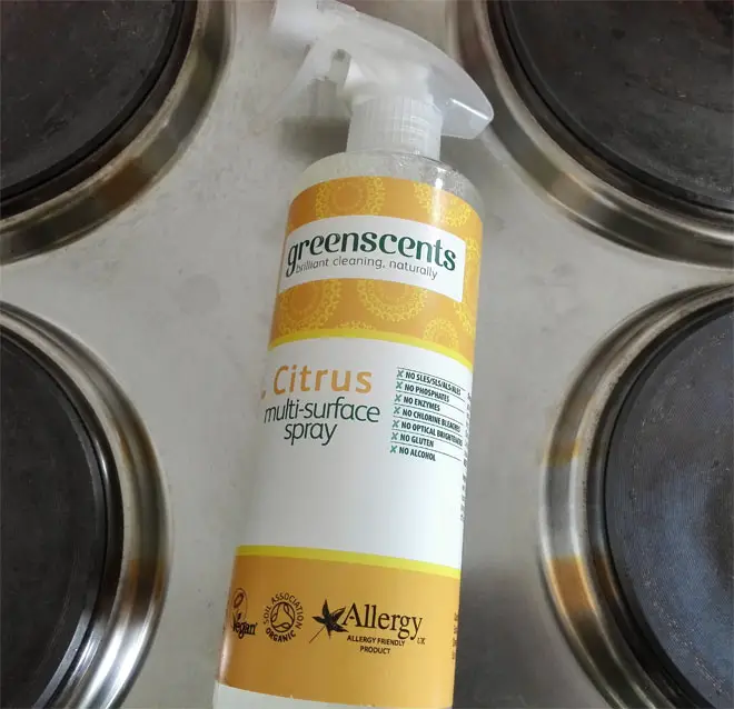 greenscents citrus multisurface spray