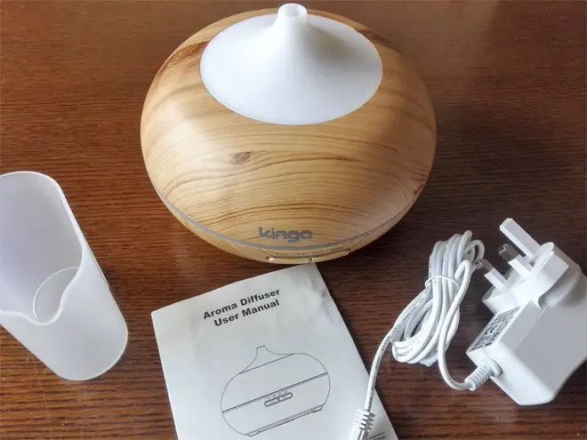 electric aroma diffuser from kinga - cover on top