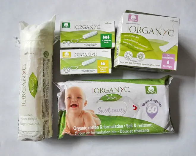 organyc products - organic cotton products for feminine care