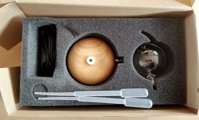 nebulizing diffuser in a box