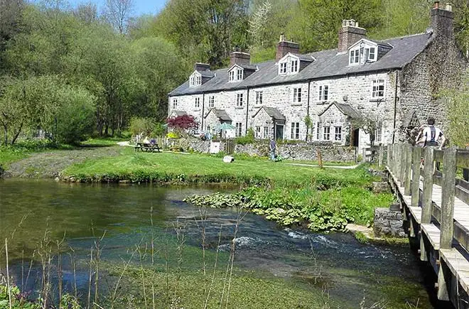 Blackwell Mill cottages on the edge of Peak District