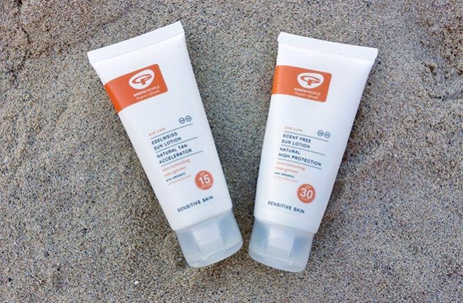 organic sunscreens from green people