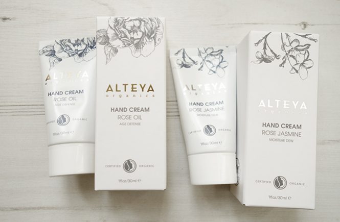 organic hand creams from alteya organics