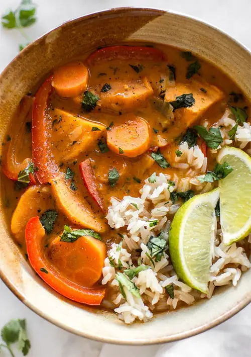 vegan coconut curry from Salt and Lavender