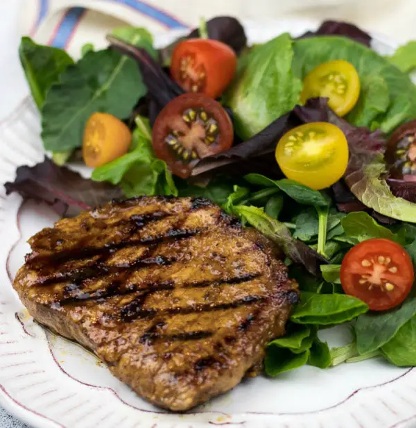 High protein low carb easy spiced pork chops