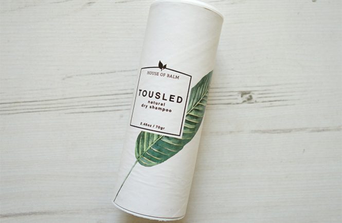 Tousled natural dry shampoo