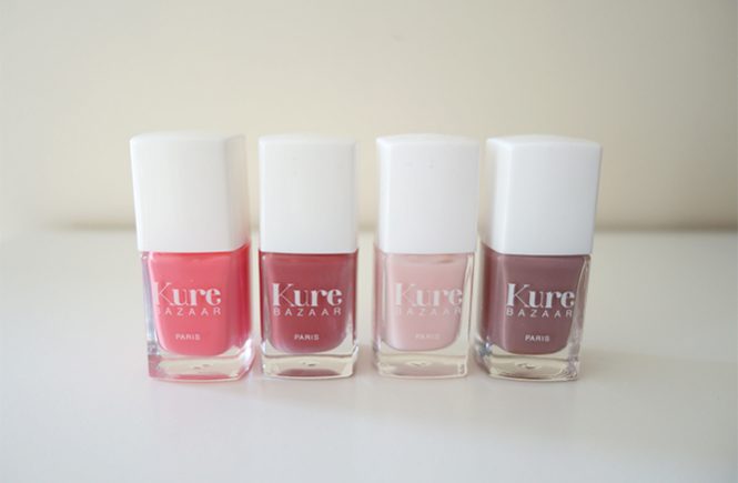 Kure Bazaar natural nail polishes
