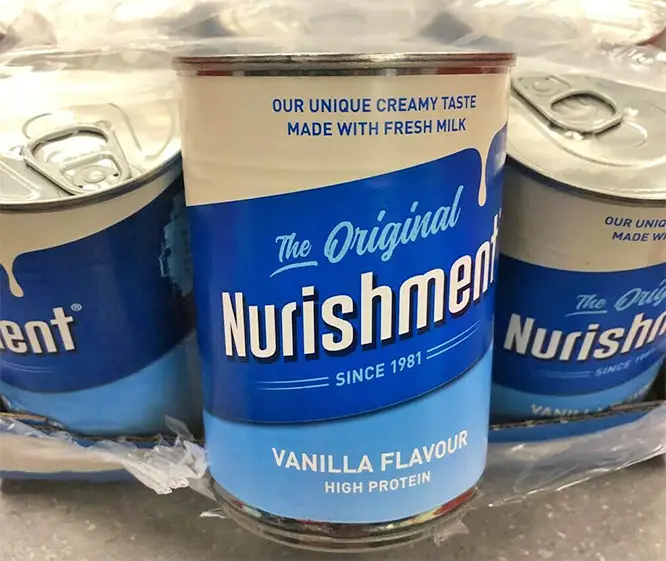 Nurishment canned drink