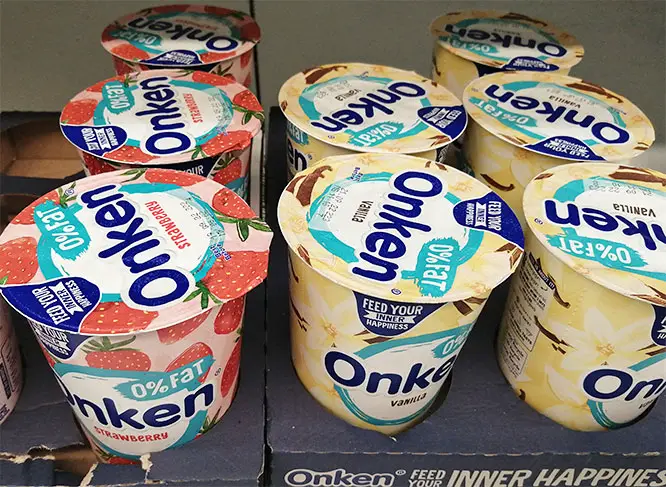 Onken yogurts