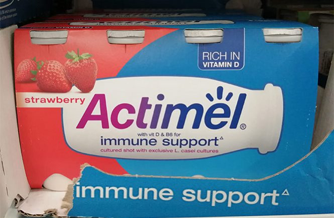 Actimel probiotic drink