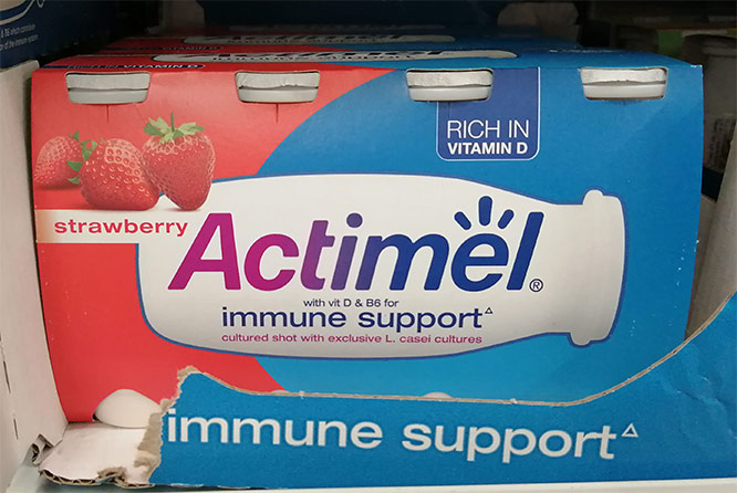 Actimel probiotic drink