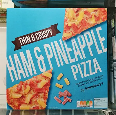 Sainsbury's Ham & Pineapple Pizza