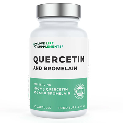 Love Life Supplements - Quercetin and Bromelain